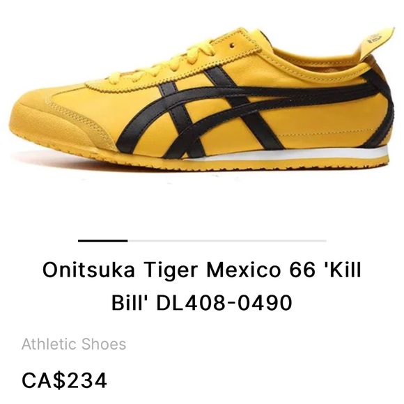 Asics Tiger yellow new W8/39 - Picture 4 of 5